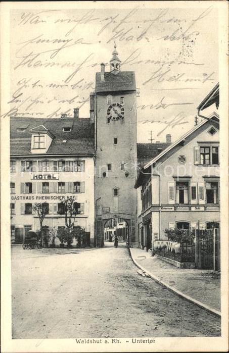 Waldshut-Tiengen Untertor Gasthaus Rheinischer Hof