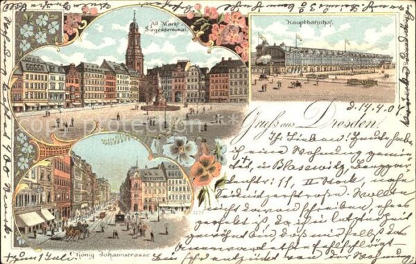 Dresden Hauptbahnhof Koenig Johannstrasse