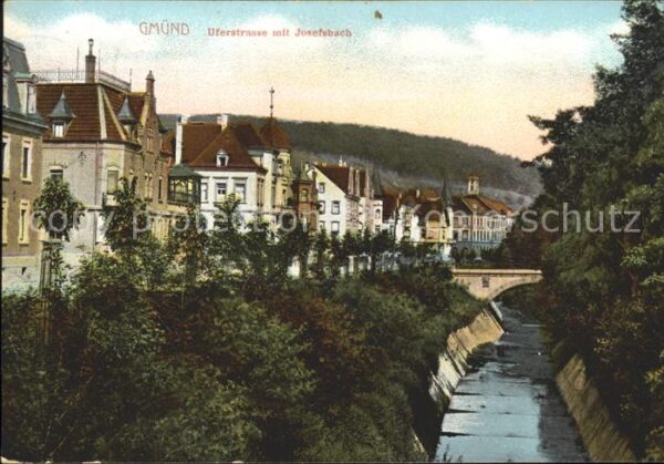 Schwaebisch Gmuend Uferstrasse Josefsbach