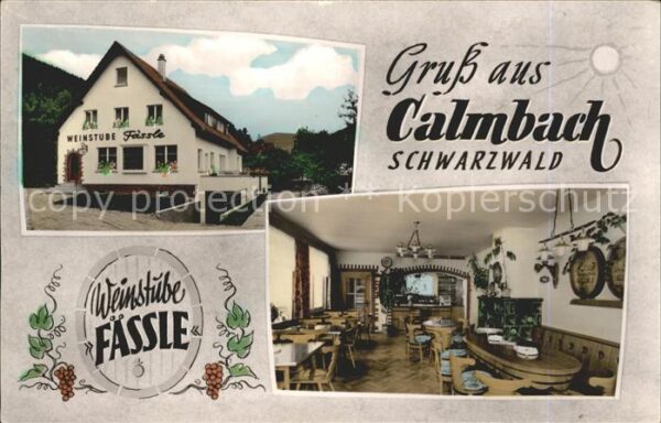 Calmbach Enz Weinstube Faessle