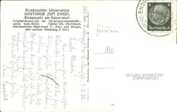 Bickensohl Winzerstube Gasthaus zum Engel – Bild 2