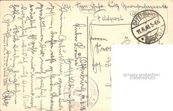 Offenburg Litho Staedt. Anlage mit Vivarlum – Bild 2