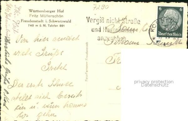 Freudenstadt Wuerttemberger Hof Fritz Muellerschoen – Bild 2