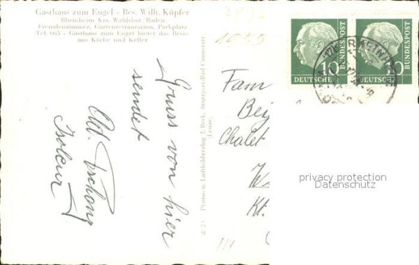 Rheinfelden Baden Gasthaus z. Engel – Bild 2
