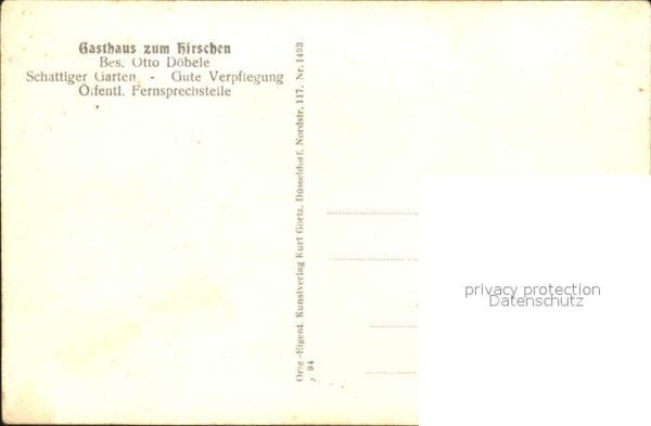 Kuessaburg Gasthaus zum Hirschen Bechtersbohl – Bild 2