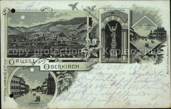 Oberkirch Baden Kriegerdenkmal Strasse