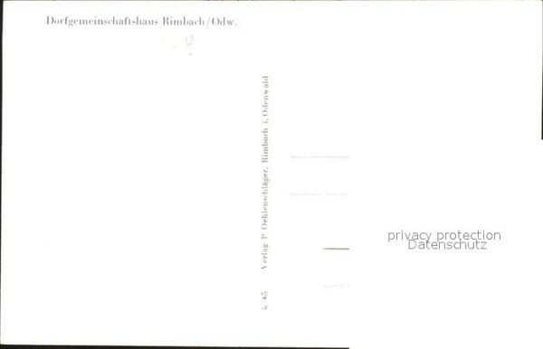 Rimbach Odenwald Dorfgemeinschaftshaus – Bild 2