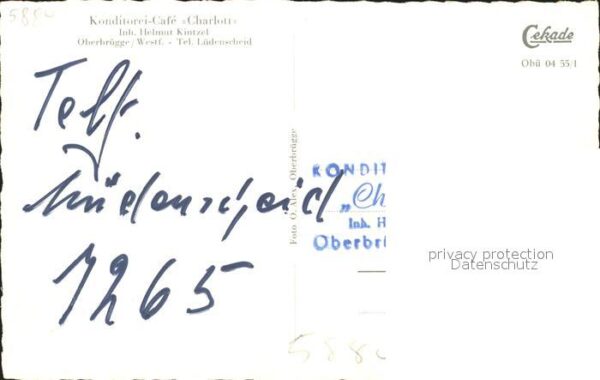 Oberbruegge Cafe Kintzel – Bild 2