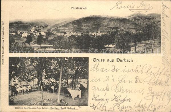 Durbach Garten Gasthof z. Linde