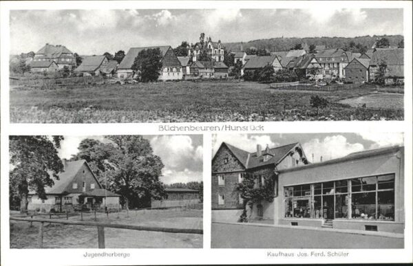 Buechenbeuren Jugendherberge Kaufhaus Jos. Ferd. Schueler