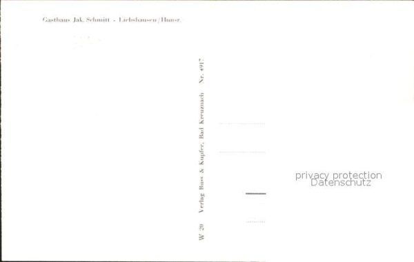 Liebshausen Gastwirtschaft Jak. Schmitt Jugendheim – Bild 2