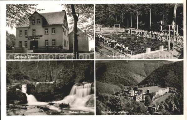 Niedergondershausen Gasthaus Grieshof Schwimmbad Ehrbach Klamm