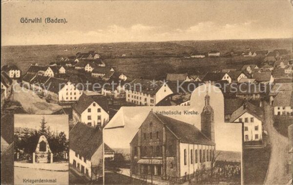 Goerwihl Kath. Kirche Kriegerdenkmal