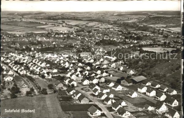 Sulzfeld Baden Fliegeraufnahme