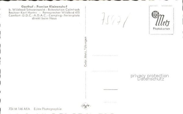 Wildbad Schwarzwald Gasthof Pension Kleinenzhof – Bild 2