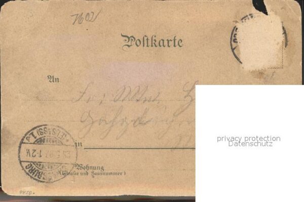 Oberkirch Baden Gasthof z. Schwarzen Adler Litho – Bild 2