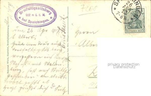 Spaichingen Dreifaltigkeitsberg Gasthaus Kirche – Bild 2