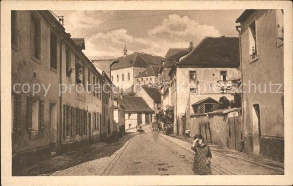Bad Sulzbach Strasse in der unteren Stadt