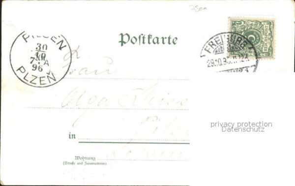 Freiburg Breisgau Christuskirche Ludwigskirche Litho – Bild 2