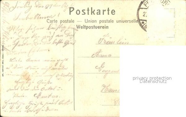 Freiburg Breisgau Bruderhaus Loretto Studentenkneipe Litho – Bild 2
