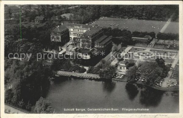 Gelsenkirchen Fliegeraufnahme Schloss Berge