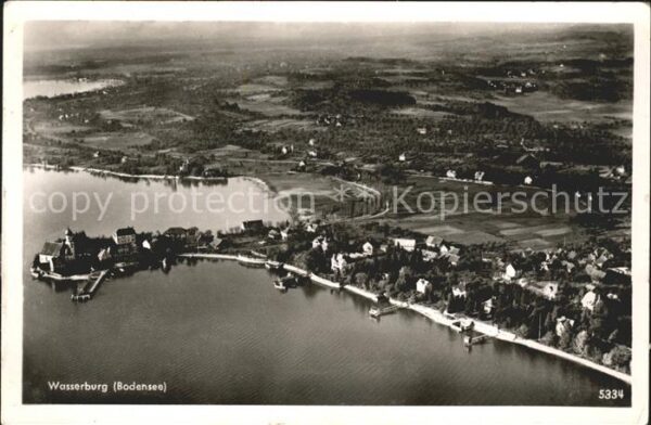 Wasserburg Bodensee Fliegeraufnahme