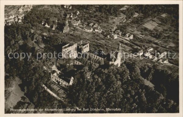 Bad Duerkheim Fliegeraufnahme Klosterruine Limburg