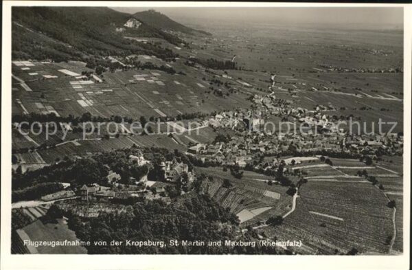Kropsburg Fliegeraufnahme St. Martin Maxburg