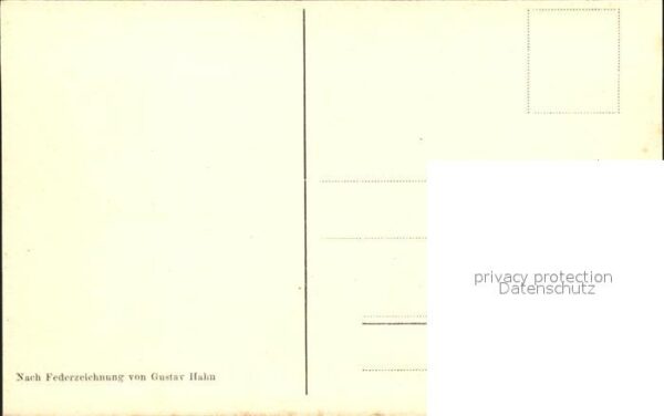 Waldenburg Wuerttemberg Federzeichnung Gustav Hahn – Bild 2