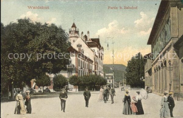 Waldshut-Tiengen Partie b. Bahnhof