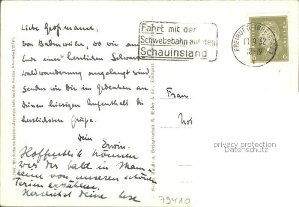 Badenweiler Fliegeraufnahme Schloss Hausbaden – Bild 2