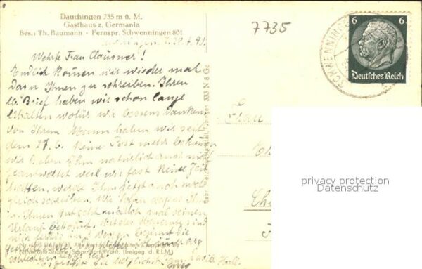 Dauchingen Rathaus Gasthaus Germania – Bild 2