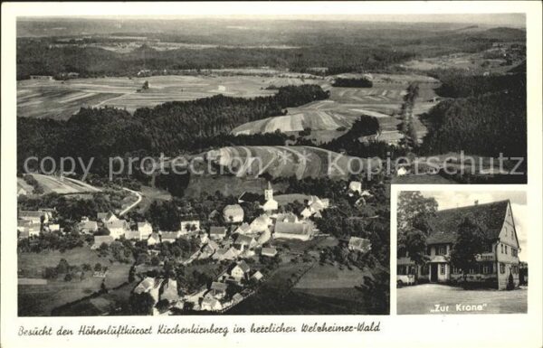 Kirchenkirnberg Fliegeraufnahme Zur Krone