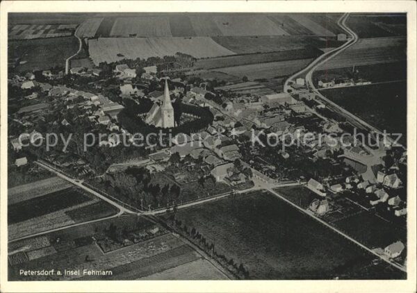 Fehmarn Fliegeraufnahme Petersdorf