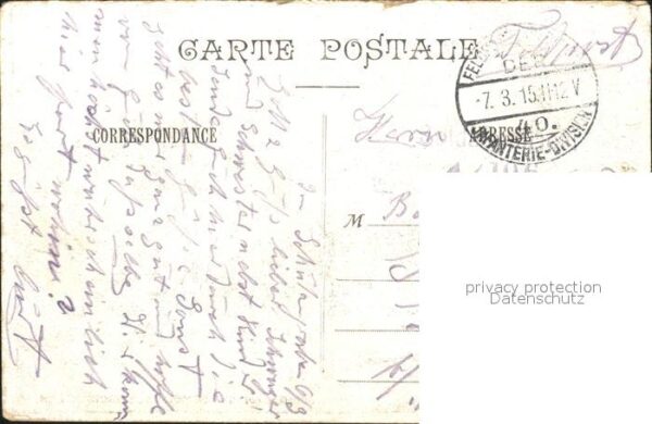 Messines Rue d Ypres Illustration Kuenstlerkarte – Bild 2