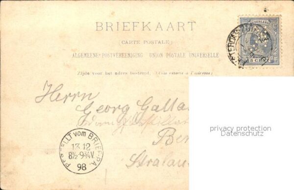 Amsterdam Niederlande Prinsen Gracht Blauwburg Wal – Bild 2