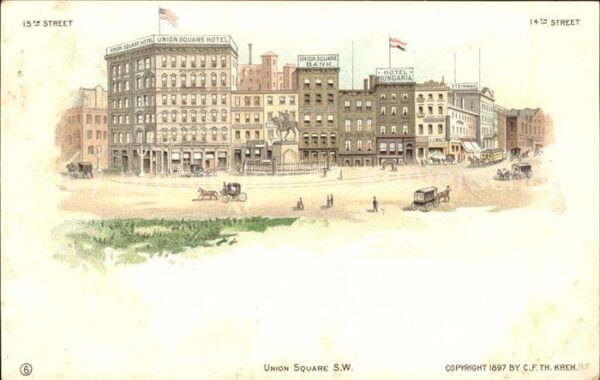 New York City 15. und 14. Street Bank Hotel