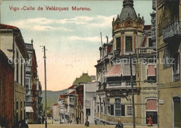 Vigo Galicia Espana Calle de Velazquez Moreno