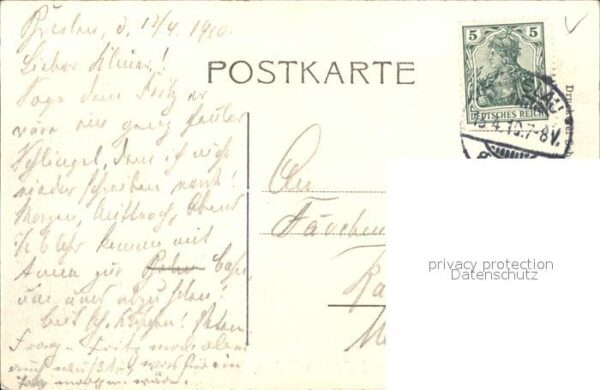 Breslau Niederschlesien Konrad Lamla Wein- u. Austern-Stuben – Bild 2