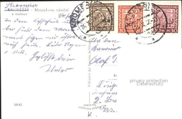 Kremsier Kromeriz Czechia Masarykovo namesti radnice – Bild 2