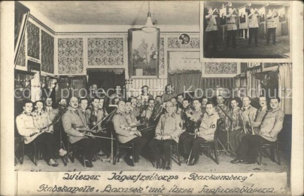Wien Stadskapelle Harasek mit ihren Fantazenblaesern