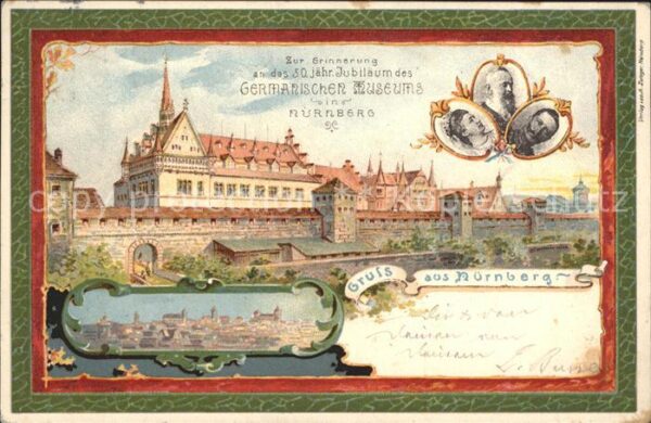 Nuernberg 50. jaehr. Jubilaeum des Germanischen Museums