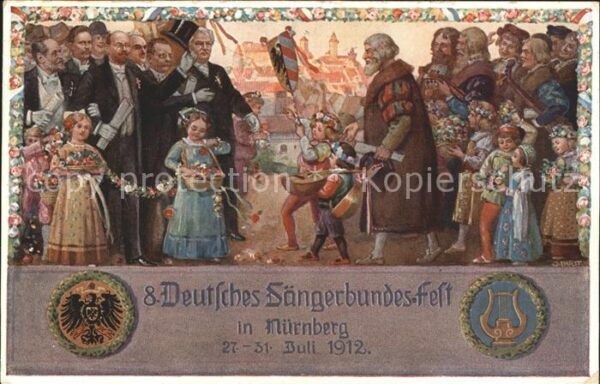 Nuernberg 8. Deutsches Saengerbundesfest