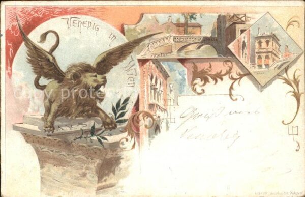 Wien Venedig Litho