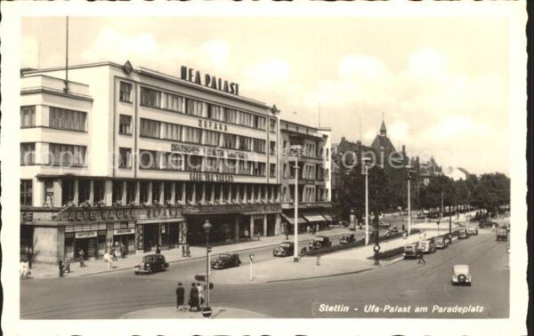 Stettin Szczecin Pommern Ufa-Palast am Paradeplatz
