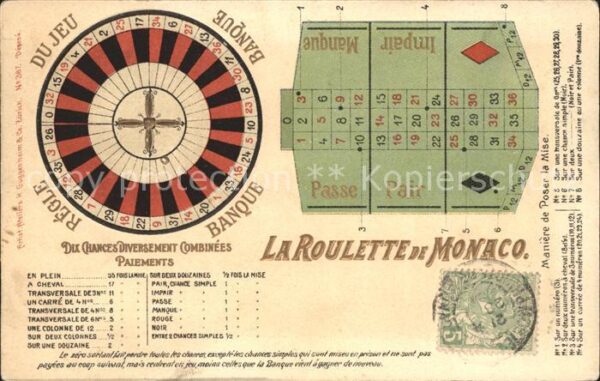 Monaco Casinokarte