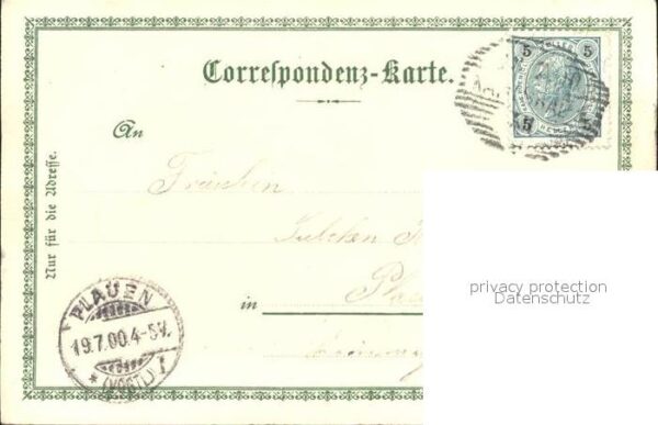 Karlsbad Eger Muehlbrunnencolonade Hirschensprung Litho – Bild 2