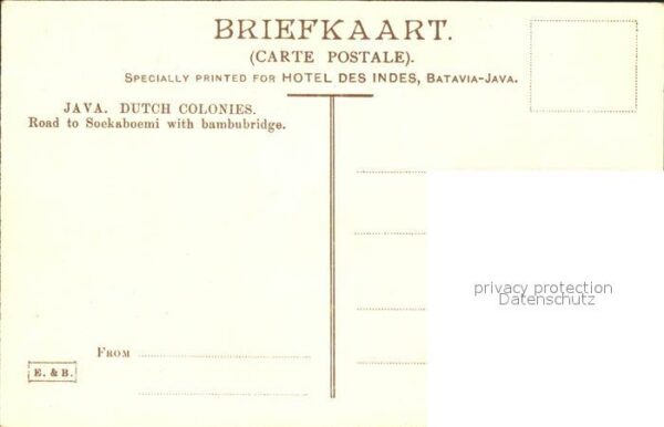 Java Indonesien Dutch Colonies Batavia Pferd Soldaten Bruecke – Bild 2