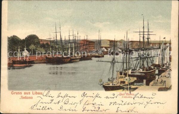 Libau Liepaja Hafen
