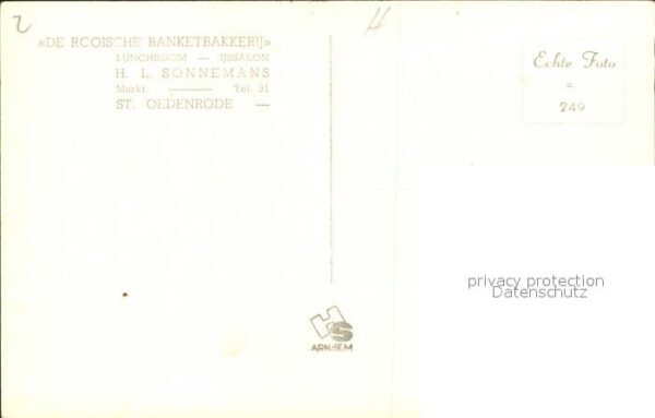 Nordbrabant De Rooische Banketbakkerij Sint Oedenrode – Bild 2